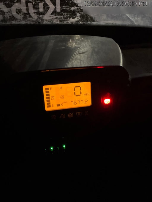 2022 Kubota RTV-X1140W-H Plastic Canopy, Windshield Acrylic Clear, LED Strobe Light, Wire Harness Kit, Back up Alarm