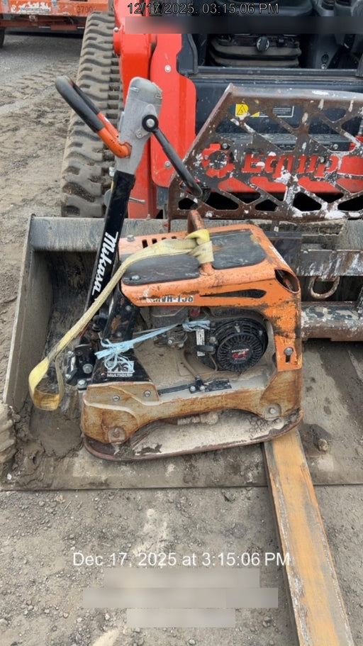 2023 Multiquip MVH158 Honda GX200, 17" Plate, Gas