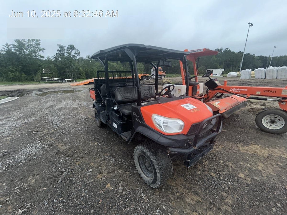 2022 Kubota RTV-X1140W-H Plastic Canopy, Windshield Acrylic Clear, LED Strobe Light, Wire Harness Kit, Back up Alarm