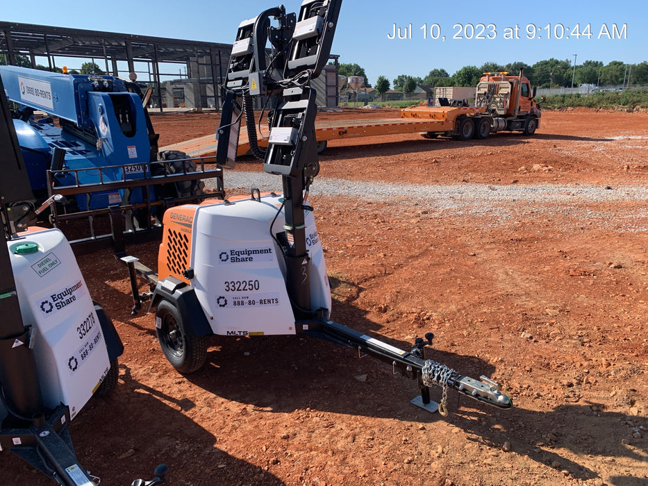 2023 Generac MLT2 Diesel, Flex Switch 120V Input, Powerzone Controller, (4) 320W LED Lights, 4kW Generator, 39.9 Gal Fuel Tank, 2" Ball, T3