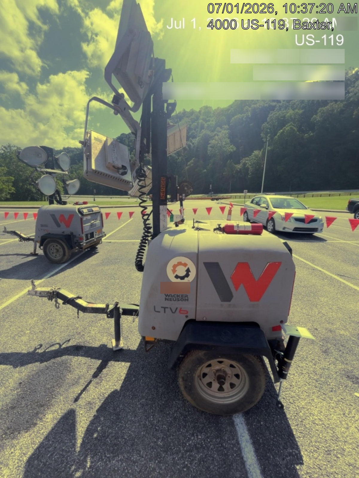 2019 Wacker Neuson LTV6K-LED Standard LED Towable Light Tower w/None