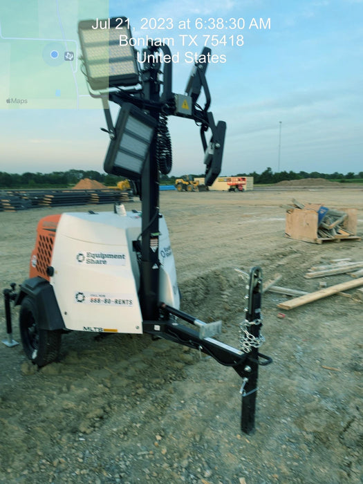 2023 Generac MLT2 Diesel, Flex Switch 120V Input, Powerzone Controller, (4) 320W LED Lights, 4kW Generator, 39.9 Gal Fuel Tank, 2" Ball, T3