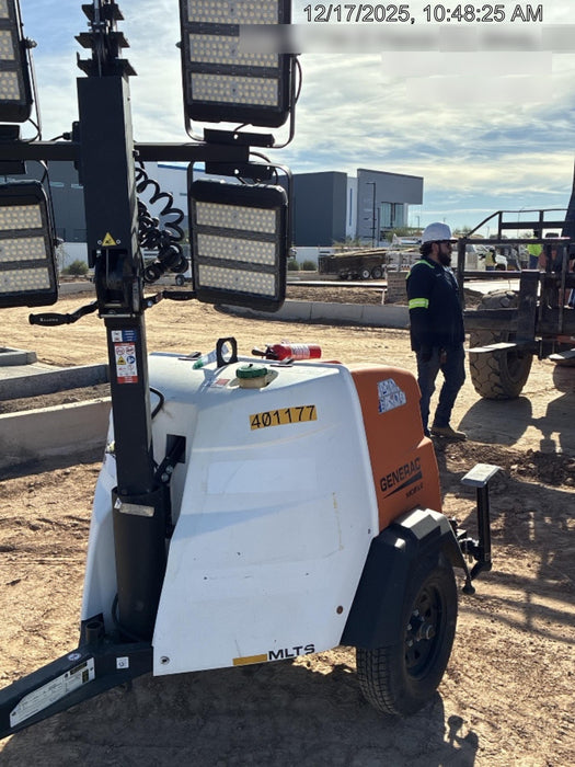 2024 Generac MLT2 Diesel, Flex Switch 120V Input, Powerzone Controller, 
(4) 320W LED Lights, 4kW Generator, 39.9 Gal Fuel Tank, 2" Ball, T3