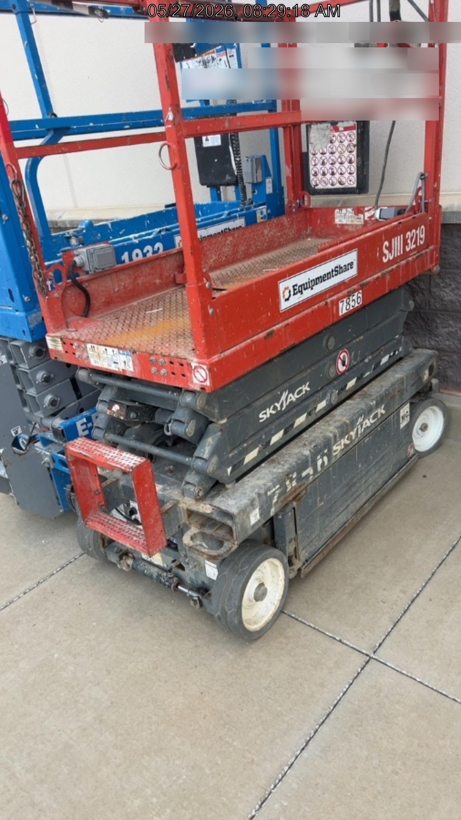 2018 Skyjack SJIII-3219 Skyjack SJIII3219 Scissor Lift w/Trojan Batteries