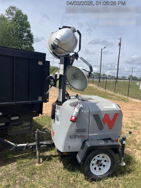 2019 Wacker Neuson LTV6L-MH Wacker Neuson LTV6L Mobile Light Tower w/Fuel Level Sensor Installed