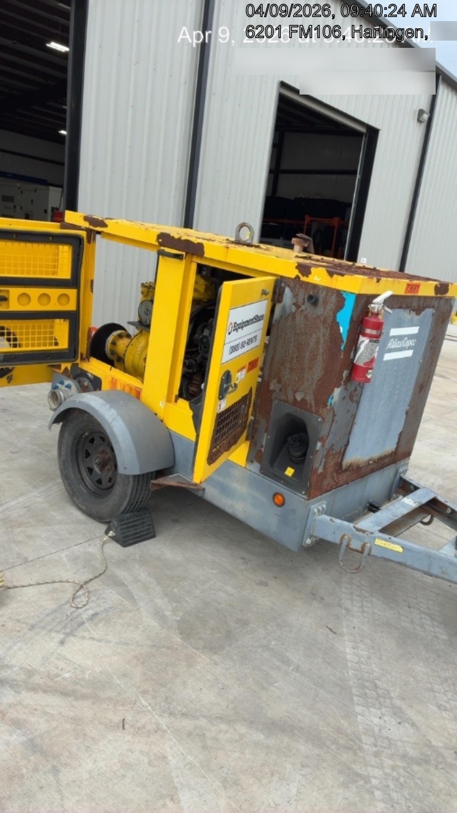 2020 ATLAS COPCO PAS 100 HF CS Enclosed