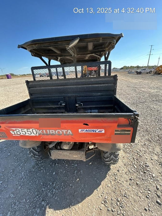 2019 Kubota RTV-X1140W-H 4wd Utility Cart, LED Strobe, Windshield Tempered Glass, Plastic Canopy, Wire Harness Kit, Backup Alarm