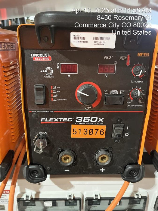2025 LINCOLN ELECTRIC FLEXTEC 350X