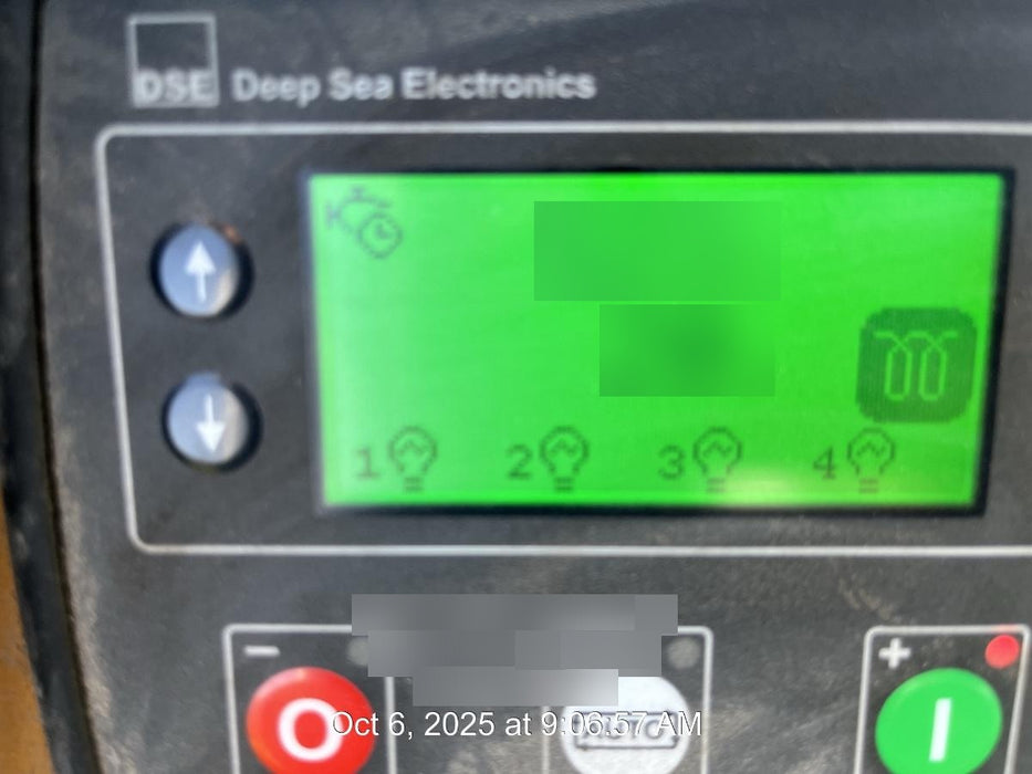 2022 Allmand NLV3GR (4) LED Light Fixture 350W, 23' Vertical Mast, 3kW Prime, Towable, Deep Sea L401, Leveling Jacks, Yanmar T4F 5.8hp