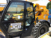 2019 JCB 509-42 Cab/Heat/Air, 74 HP, Solid Tires, STD Worklight, Beacon, Aux Hydraulics, Lifting Eye, Back up Alarm 66" Carriage/60" Forks