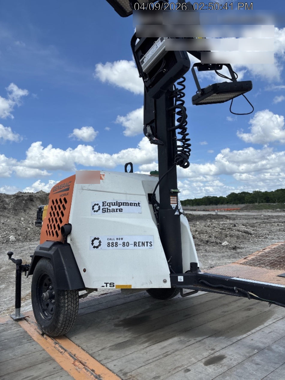 2024 Generac MLT2 Diesel, Flex Switch 120V Input, Powerzone Controller, 
(4) 320W LED Lights, 4kW Generator, 39.9 Gal Fuel Tank, 2" Ball, T3