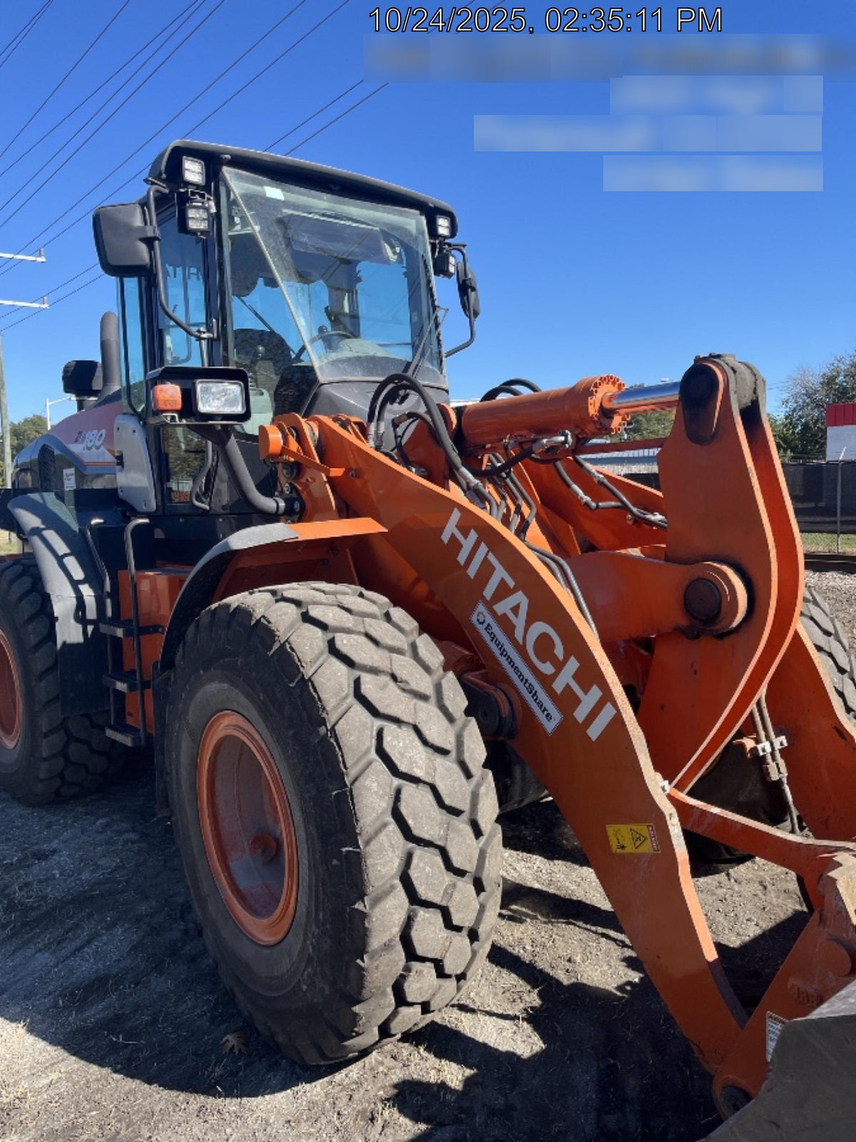 2022 HITACHI ZW180-6