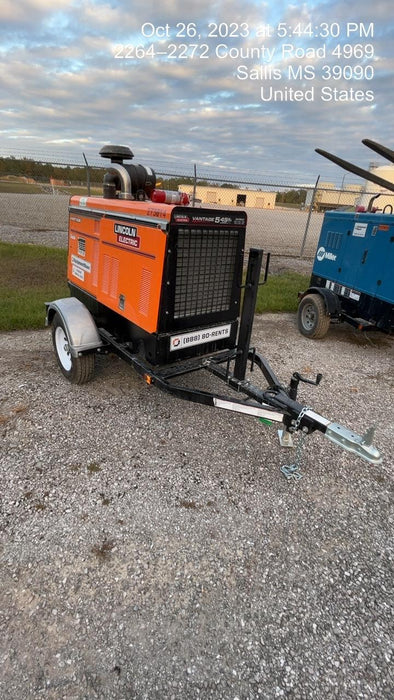 2022 Lincoln Electric Vantage 549X Crosslink Technology, Trailer Mounted, ES Decals, T3