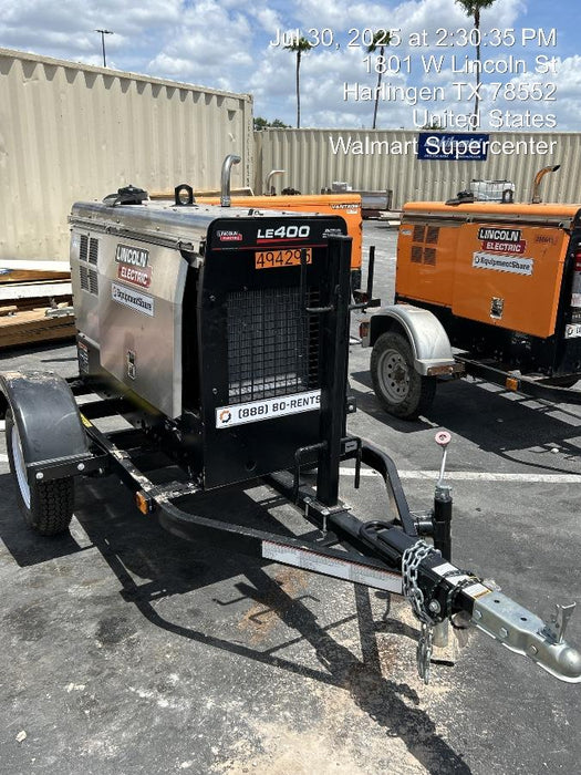 2025 Lincoln Electric LE400 Diesel, Kubota V1505, 22 HP, Trlr, Cable Rack, Light Kit, ES Decals, T3