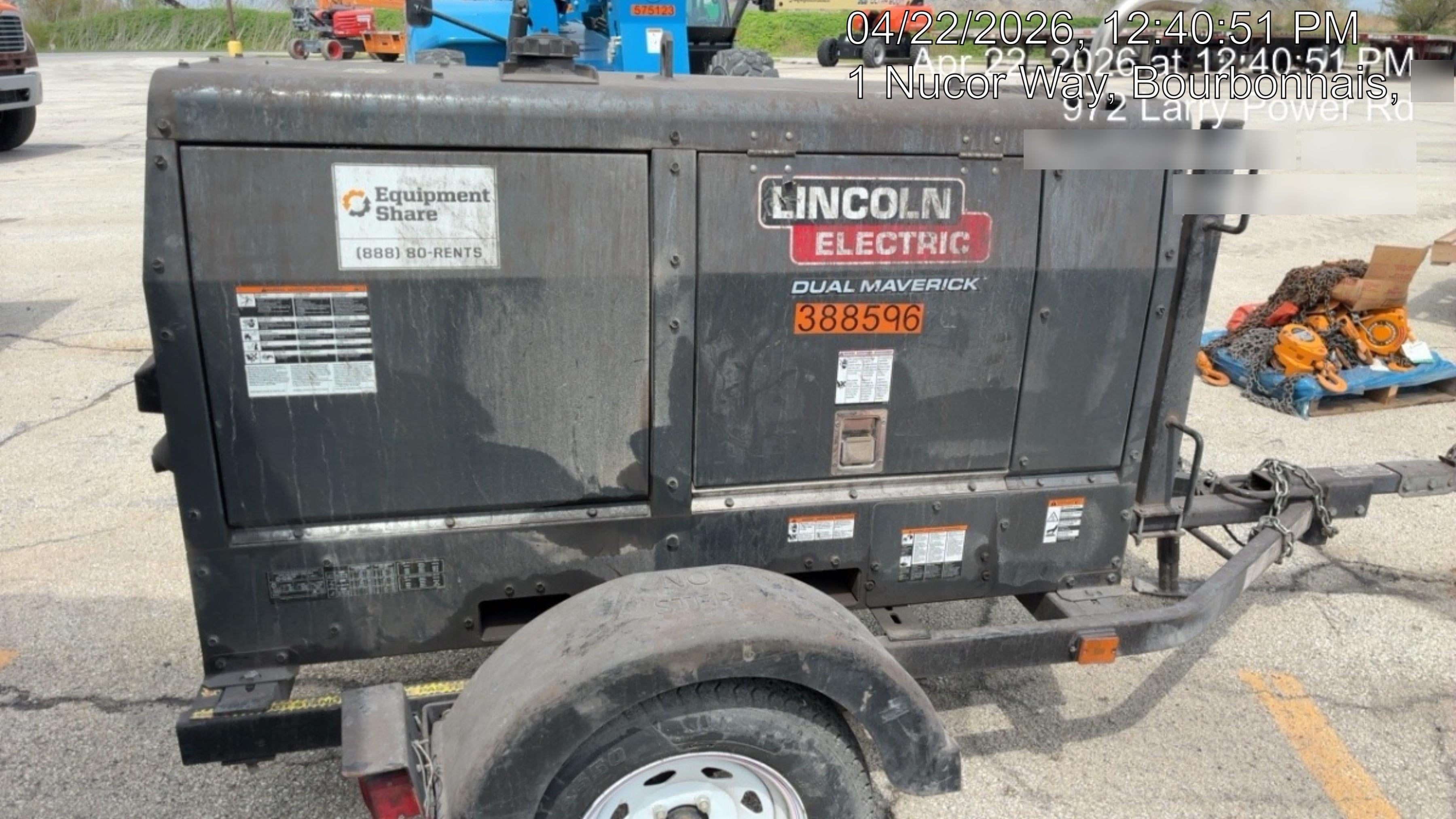 2024 Lincoln Electric Dual Maverick 200/200X Ready Pak 3, Includes Trailer, Cable Rack, Fender Light Kit K4382-1-RP3
