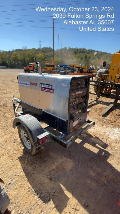 2024 Lincoln Electric LE400 Kubota V1505, Trlr, Cable Rack, Light Kit, ES Decals, T3