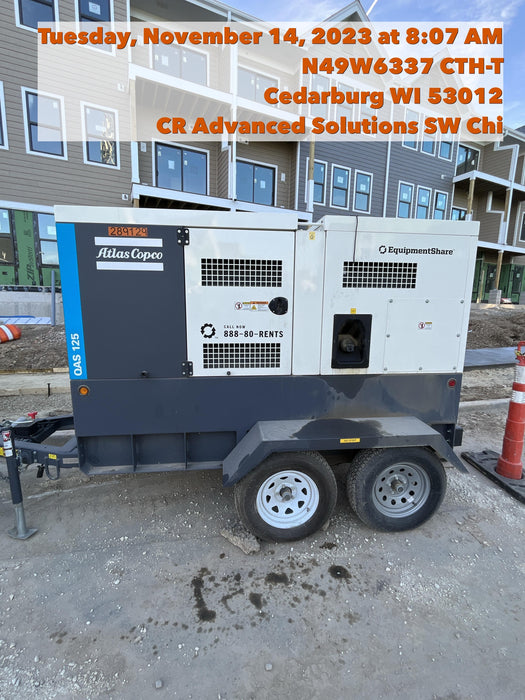2023 ATLAS COPCO QAS 125
