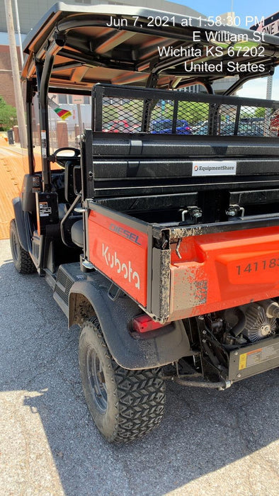 2021 Kubota RTV-X1140W-H Plastic Canopy, Windshield Acrylic Clear, LED Strobe Light, Wire Harness Kit, Back up Alarm