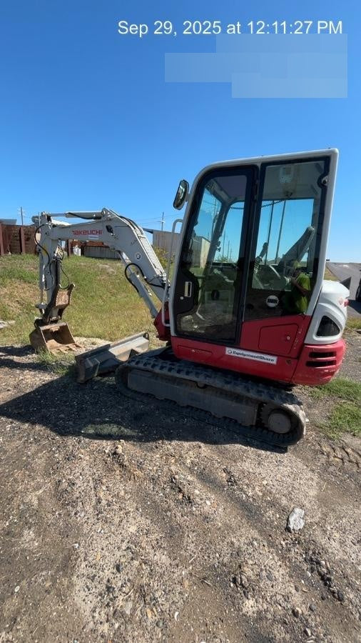 2020 Takeuchi TB235-2CR Cab/Heat/Air, Rubber Tracks, Manual TAG QC