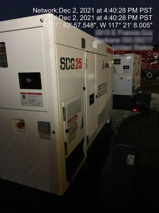 2021 AIRMAN SDG25S-8E1