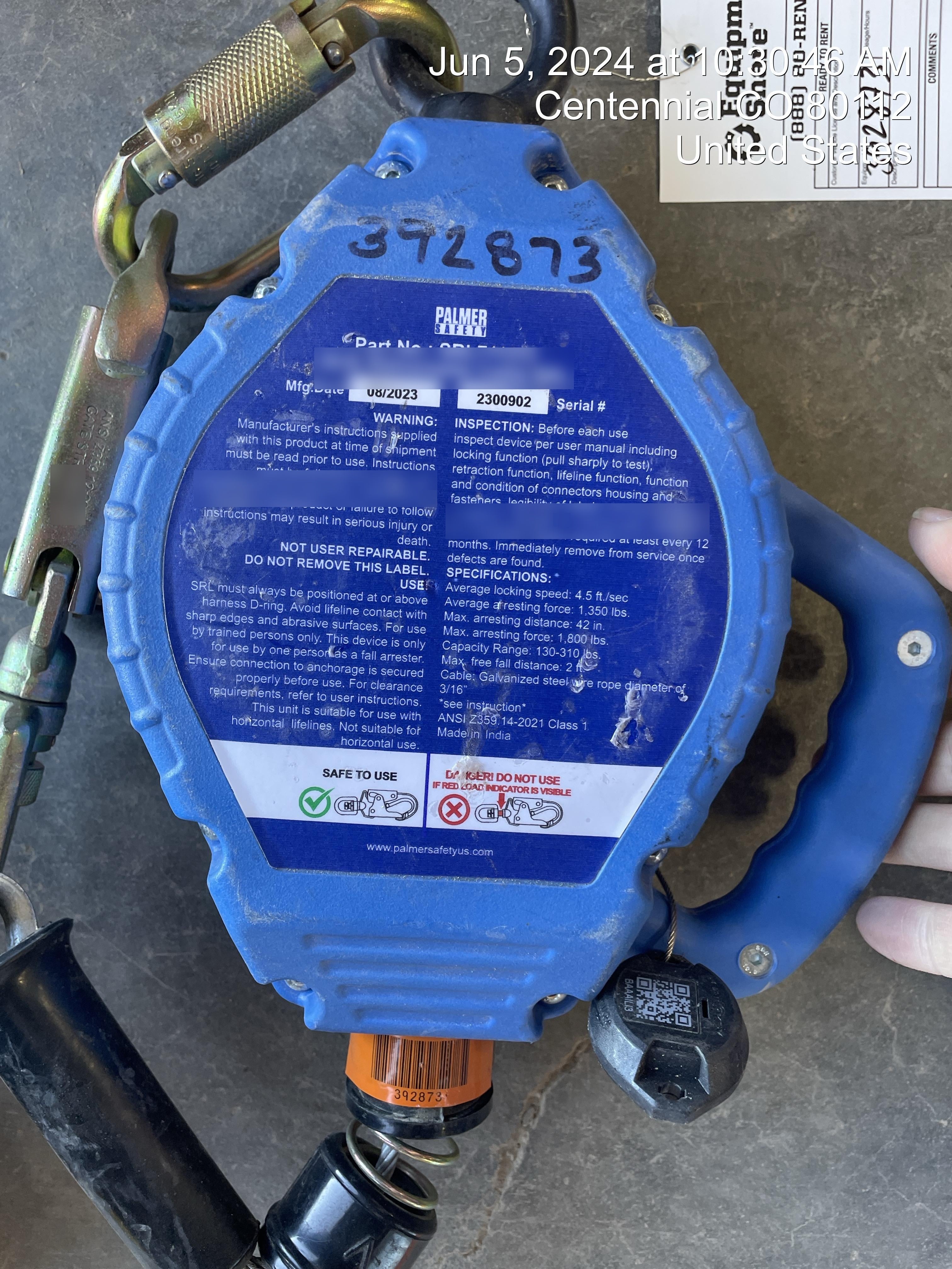 2024 PALMER SRL711311