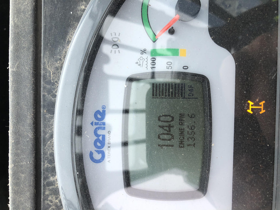 2018 Genie GTH-1056 Genie GTH-1056 w/Enclosed Cab w/HVAC, Work Lights, Solid Tires, Beacon, 60" Carriage and Forks