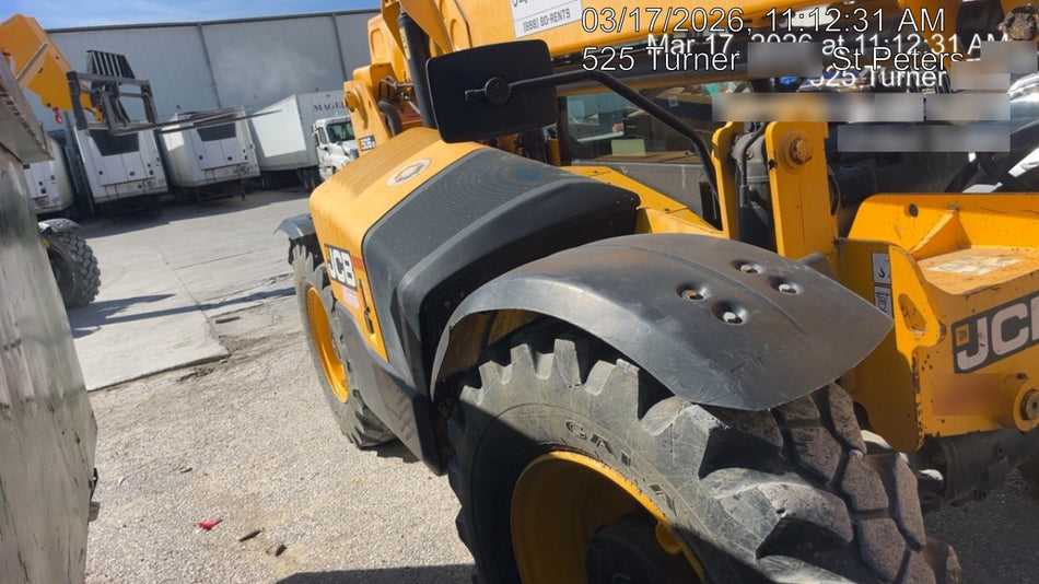 2019 JCB 506-36 Canopy, 74 HP, Foam Filled Tires, STD Worklight, Beacon, Aux Hydraulics, Lifting Eye, Back up Alarm 48" Carriage/48" Forks