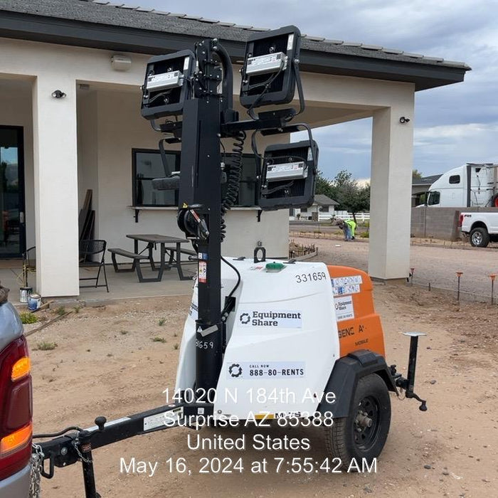 2023 Generac MLT2 Diesel, Flex Switch 120V Input, Powerzone Controller, (4) 320W LED Lights, 4kW Generator, 39.9 Gal Fuel Tank, 2" Ball, T3