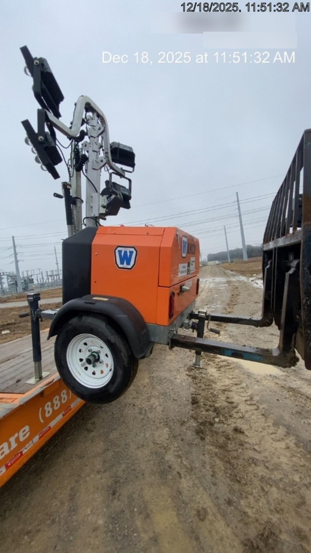 2023 Wanco WLTT-4MM4K Diesel, Deep Sea Controller, Shore Power Plug, Auto Start, (4) 350W LED Floodlights, 4kW Generator, 60 Gal Fuel Tank, 2" Ball, T3