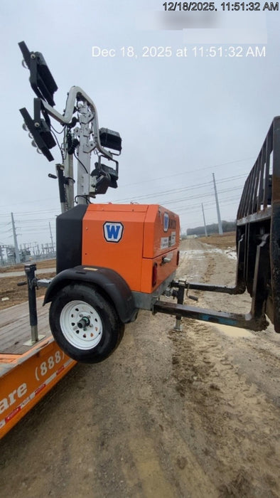 2023 Wanco WLTT-4MM4K Diesel, Deep Sea Controller, Shore Power Plug, Auto Start, (4) 350W LED Floodlights, 4kW Generator, 60 Gal Fuel Tank, 2" Ball, T3