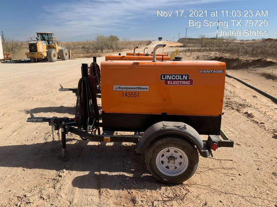 2021 Lincoln Electric Vantage 322 VANTAGE 322 READY-PAK 3
(EQUIPMENTSHARE)