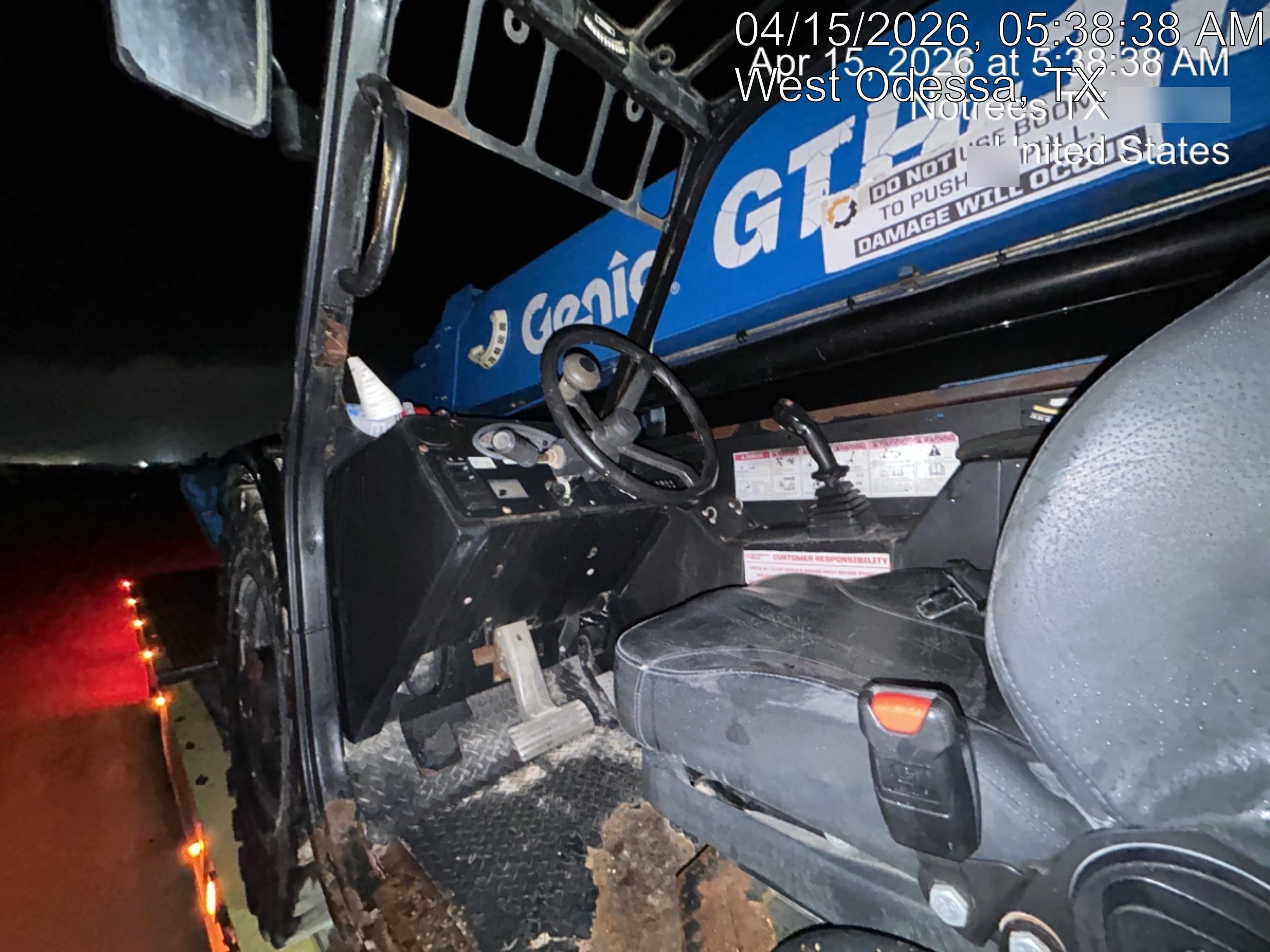 2017 Genie GTH-1056 Genie GTH1056, Solid Tires, 60" carriage, Light Kit, Open ROPS
