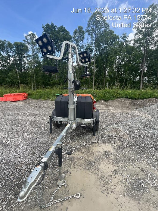 2024 Wanco WLTT-4MM4K Diesel, Deep Sea Controller, Shore Power Plug, Auto Start, (4) 350W LED Floodlights, 4kW Generator, 60 Gal Fuel Tank, 2" Ball, T3