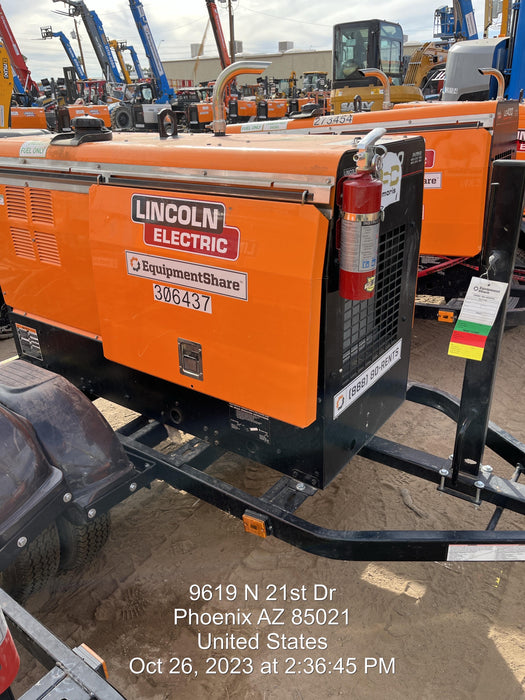 2023 Lincoln Electric LE400 Kubota V1505, Trlr, Cable Rack, Light Kit, ES Decals, T3
