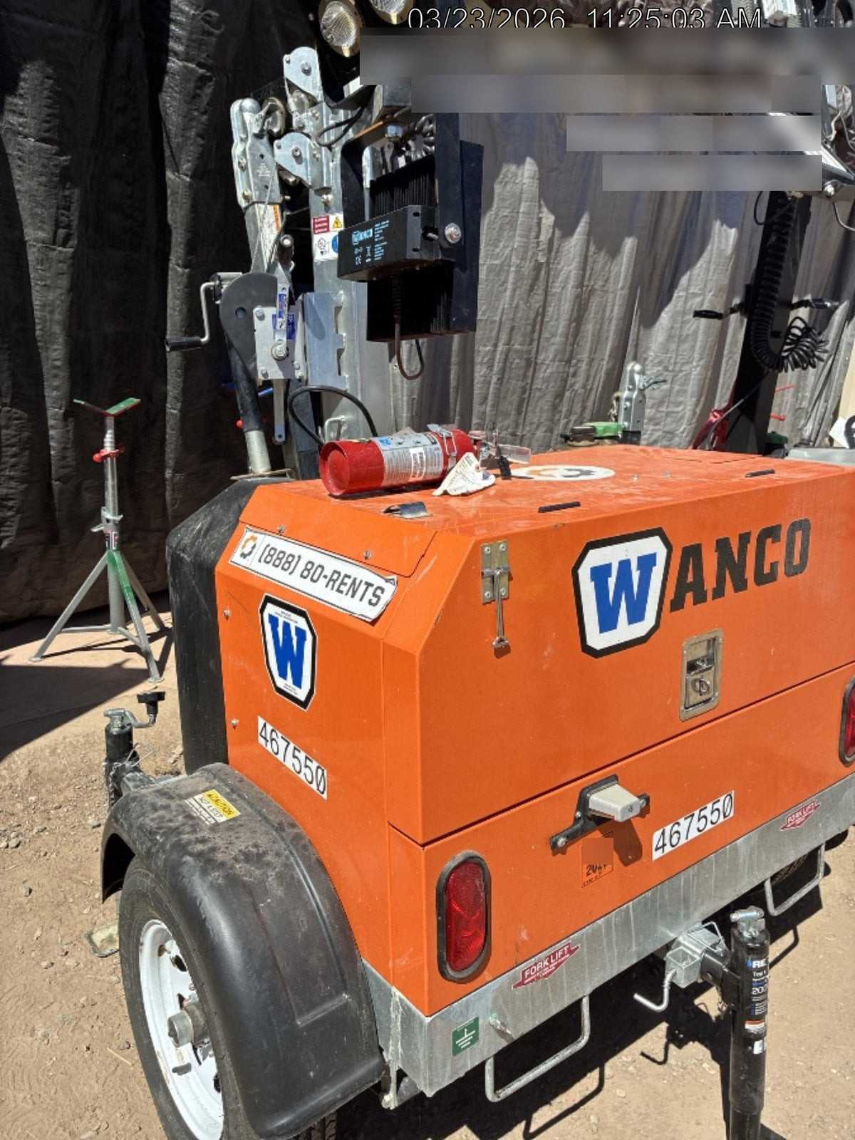 2024 Wanco WLTT-4MM4K Diesel, Deep Sea Controller, Shore Power Plug, Auto Start, (4) 350W LED Floodlights, 4kW Generator, 60 Gal Fuel Tank, 2" Ball, T3