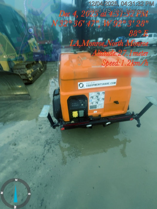 2023 Generac MLT2 Diesel, Flex Switch 120V Input, Powerzone Controller, (4) 320W LED Lights, 4kW Generator, 39.9 Gal Fuel Tank, 2" Ball, T3