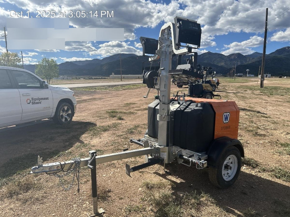 2023 Wanco WLTT-4MM4K Diesel, Deep Sea Controller, Shore Power Plug, Auto Start, (4) 350W LED Floodlights, 4kW Generator, 60 Gal Fuel Tank, 2" Ball, T3