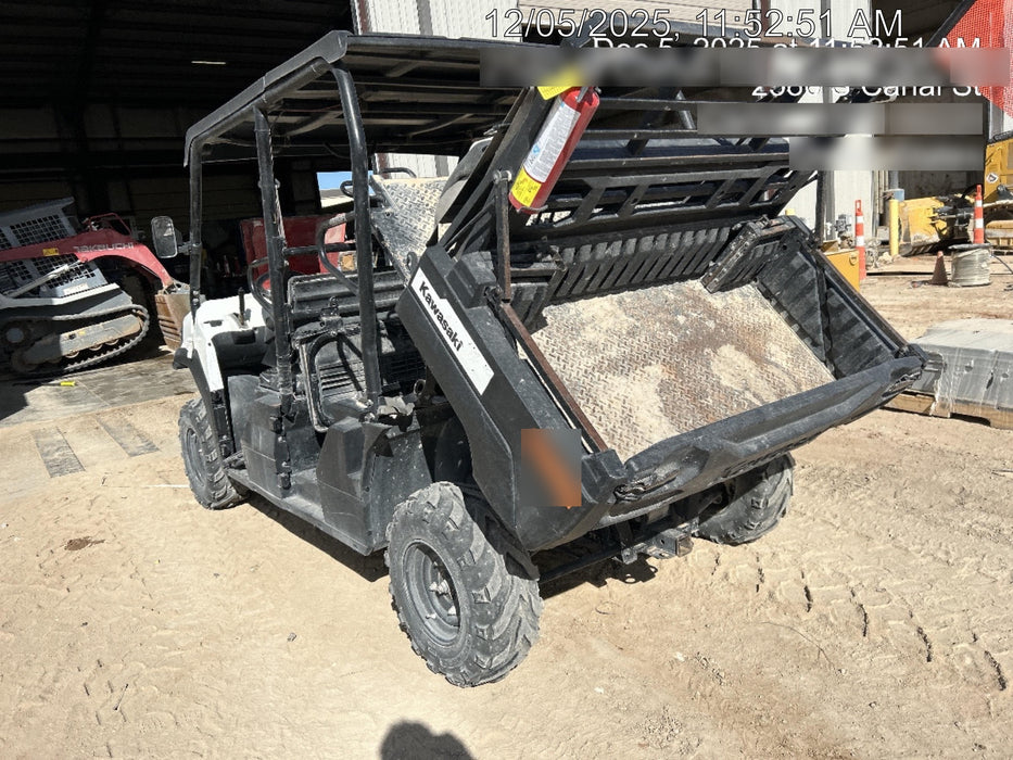 2018 Kawasaki MULE PRO-DX Kawasaki Mule 4x4 Diesel UTV w/Hard Top, No Windshield, No Doors, Beacon, Backup Alarm, ES Keypad/Hardware Installed