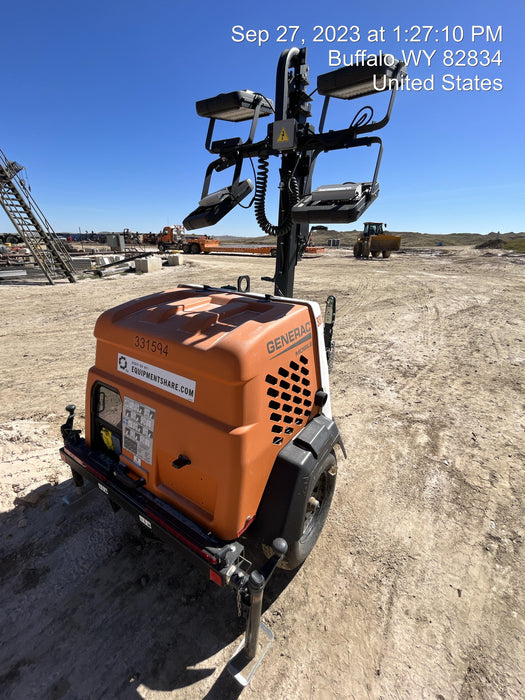 2023 Generac MLT2 Diesel, Flex Switch 120V Input, Powerzone Controller, (4) 320W LED Lights, 4kW Generator, 39.9 Gal Fuel Tank, 2" Ball, T3