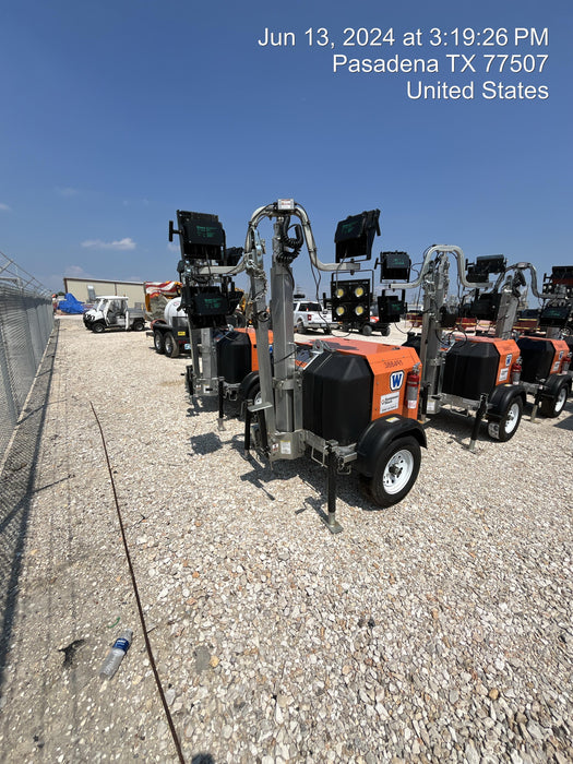 2024 Wanco WLTT-4MM4K Diesel, Deep Sea Controller, Shore Power Plug, Auto Start, (4) 350W LED Floodlights, 4kW Generator, 60 Gal Fuel Tank, 2" Ball, T3