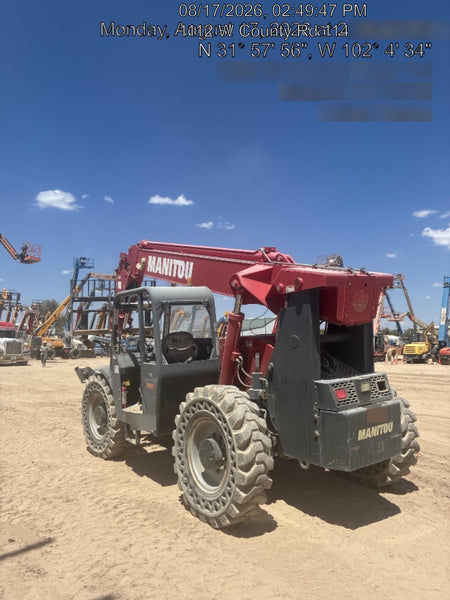 2019 Manitou MTA10055 MTA10055 - 120 HP T4, Canopy, Worklights/Strobe, Beacon, 66" Carriage, 60" Forks, Solid Tires, Lift Hook, Aux Hydraulics