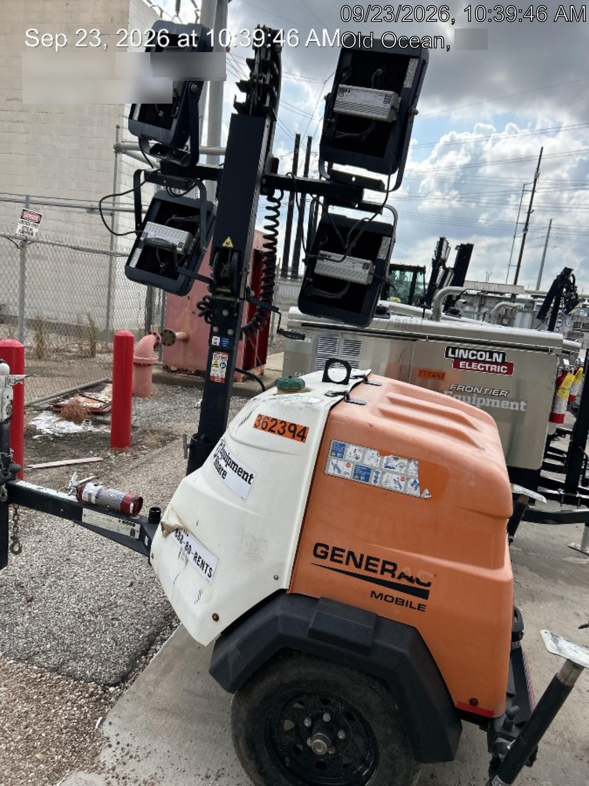 2023 Generac MLT2 Diesel, Flex Switch 120V Input, Powerzone Controller, 
(4) 320W LED Lights, 4kW Generator, 39.9 Gal Fuel Tank, 2" Ball, T3