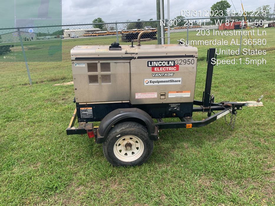 2022 Lincoln Electric LE400 Kubota V1505, Trlr, Cable Rack, Light Kit, ES Decals, T3