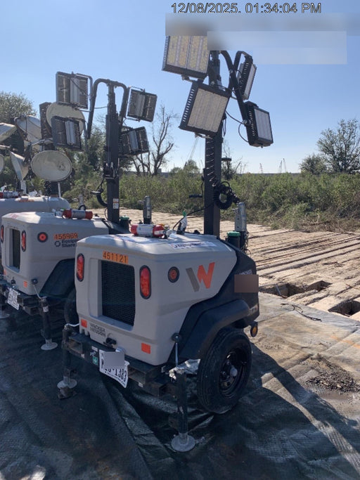 2024 Wacker Neuson LTT4 Diesel, Kohler KDW702, Deep Sea Controller, Auto Start, LED 320W, Bypass Outlet, T3