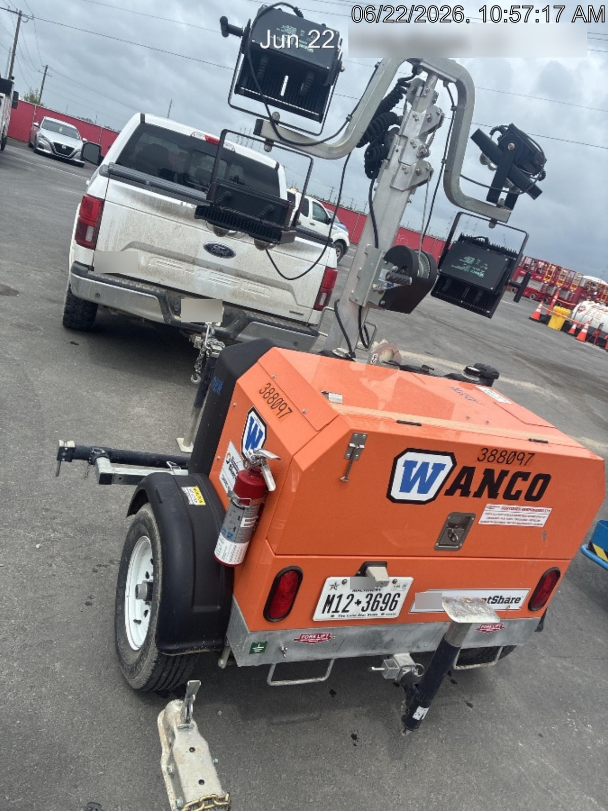 2024 Wanco WLTT-4MM4K Diesel, Deep Sea Controller, Shore Power Plug, Auto Start, (4) 350W LED Floodlights, 4kW Generator, 60 Gal Fuel Tank, 2" Ball, T3