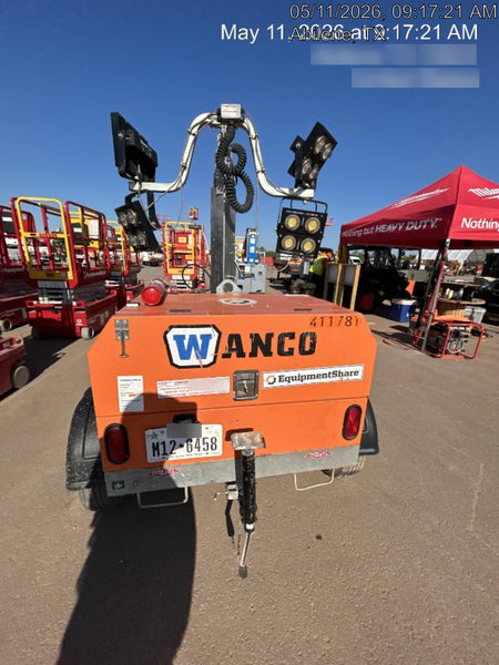 2024 Wanco WLTT-4MM4K Diesel, Deep Sea Controller, Shore Power Plug, Auto Start, (4) 350W LED Floodlights, 4kW Generator, 60 Gal Fuel Tank, 2" Ball, T3