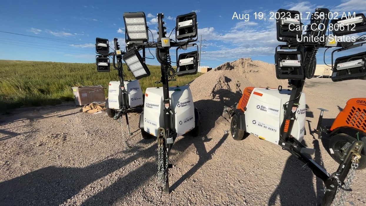 2023 Generac MLT2 Diesel, Flex Switch 120V Input, Powerzone Controller, (4) 320W LED Lights, 4kW Generator, 39.9 Gal Fuel Tank, 2" Ball, T3