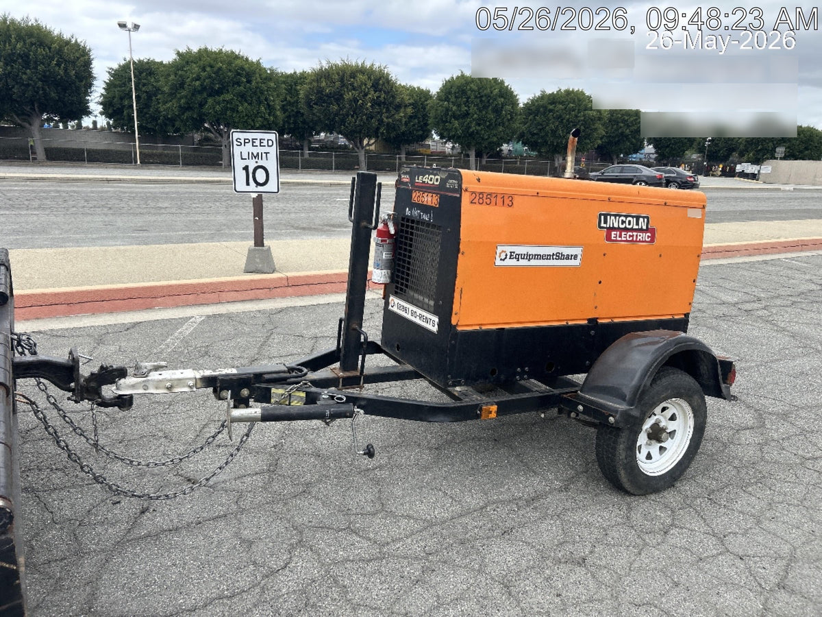 2022 Lincoln Electric LE400 Kubota V1505, Trlr, Cable Rack, Light Kit, ES Decals, T3