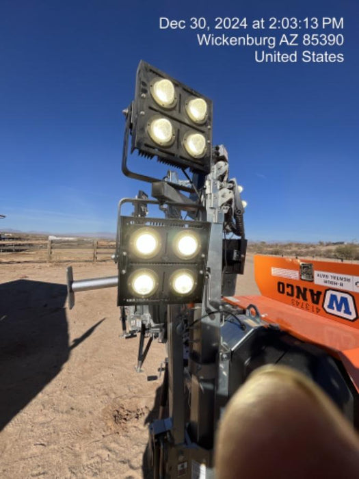 2024 Wanco WLTT-4MM4K Diesel, Deep Sea Controller, Shore Power Plug, Auto Start, (4) 350W LED Floodlights, 4kW Generator, 60 Gal Fuel Tank, 2" Ball, T3