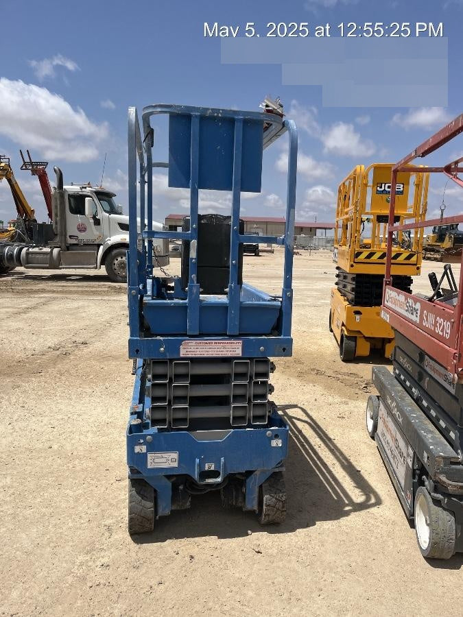 2019 Genie GS-1930 Fixed Rails with Chain Entry
